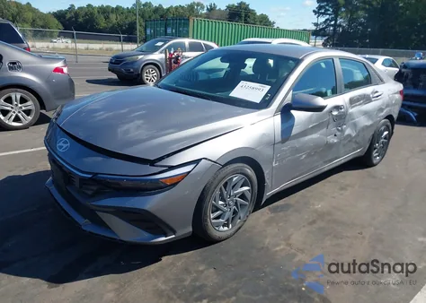 2024 Hyundai Elantra Blue из США, поврежденный, VIN KMHLM4DJ3RU120971